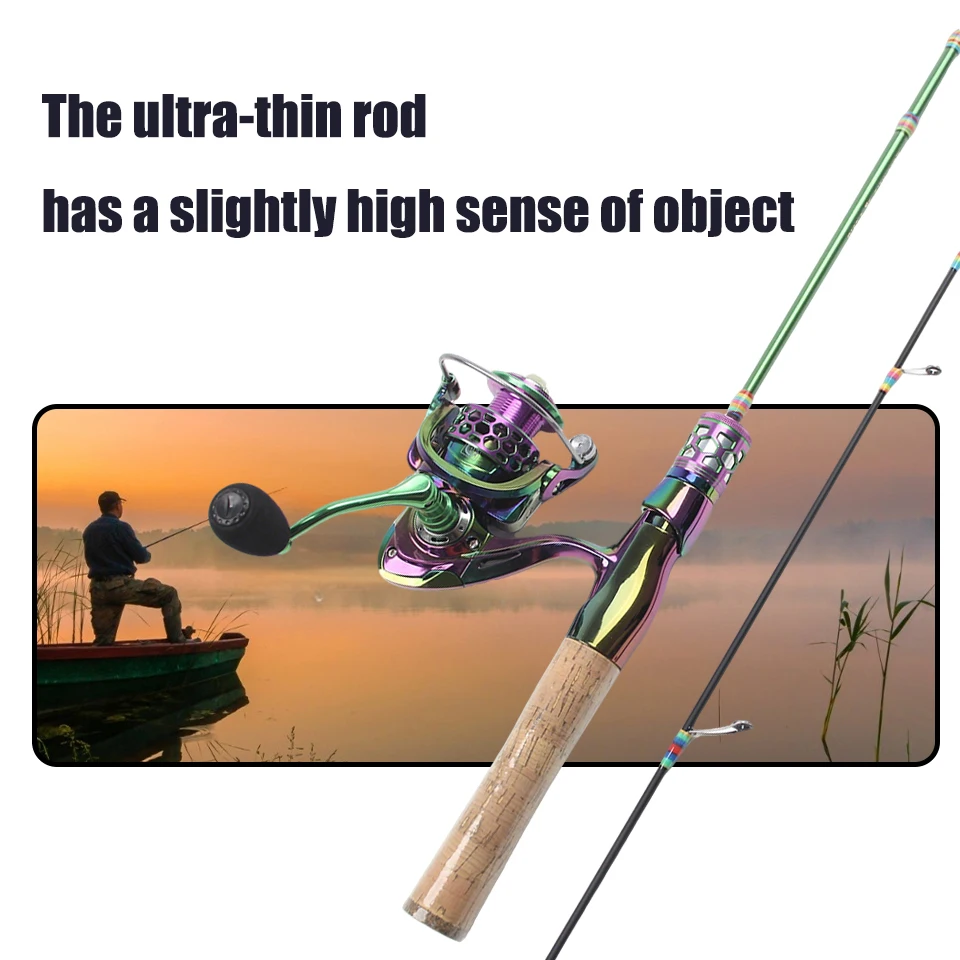 Caña de pescar de cuatro secciones, fabricada en fibra de carbono, muy sensible, adecuada para diversas áreas de aguas poco profundas. - imagen 4