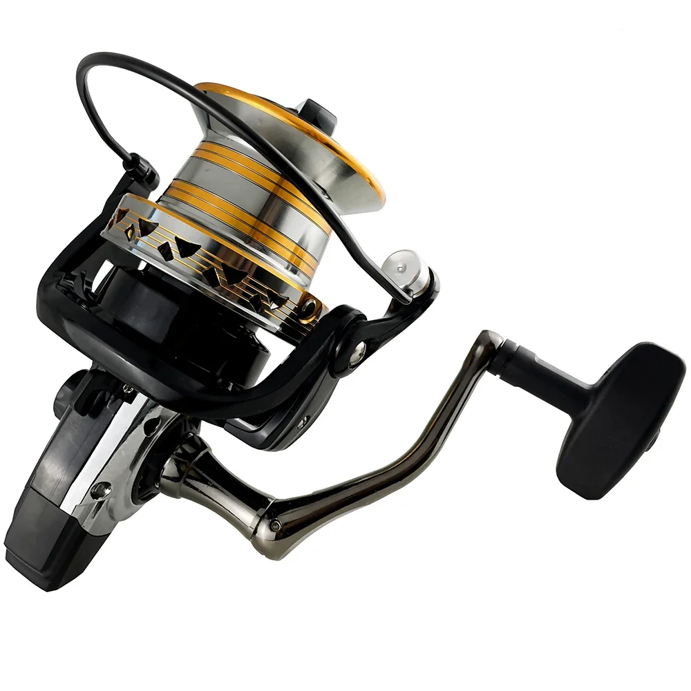 Carrete de Pesca alimentador de carpa rentable, carrete de Metal súper fuerte, serie 9000-12000, 4,0: 1, aparejos de Pesca para agua salada - imagen 2