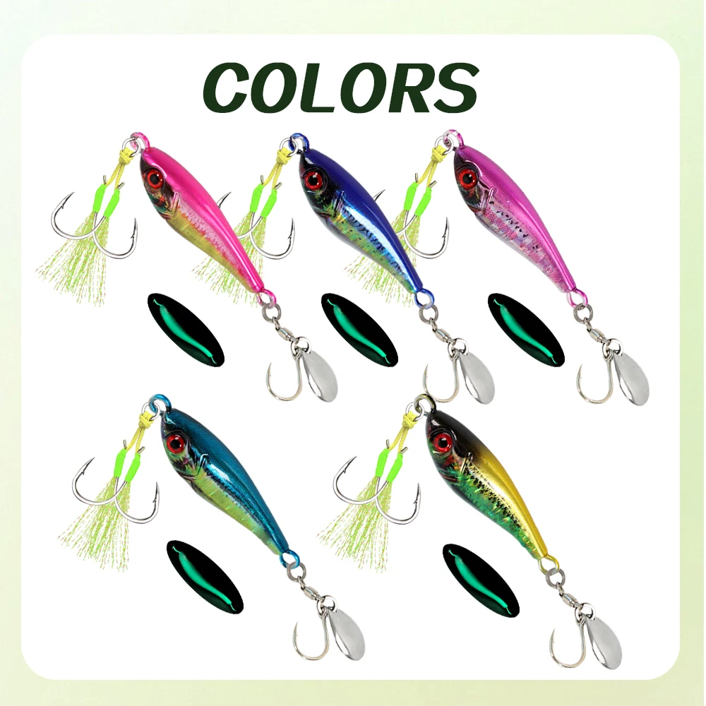 TOLU Metal Jig Hundimiento Rápido Atún - imagen 5