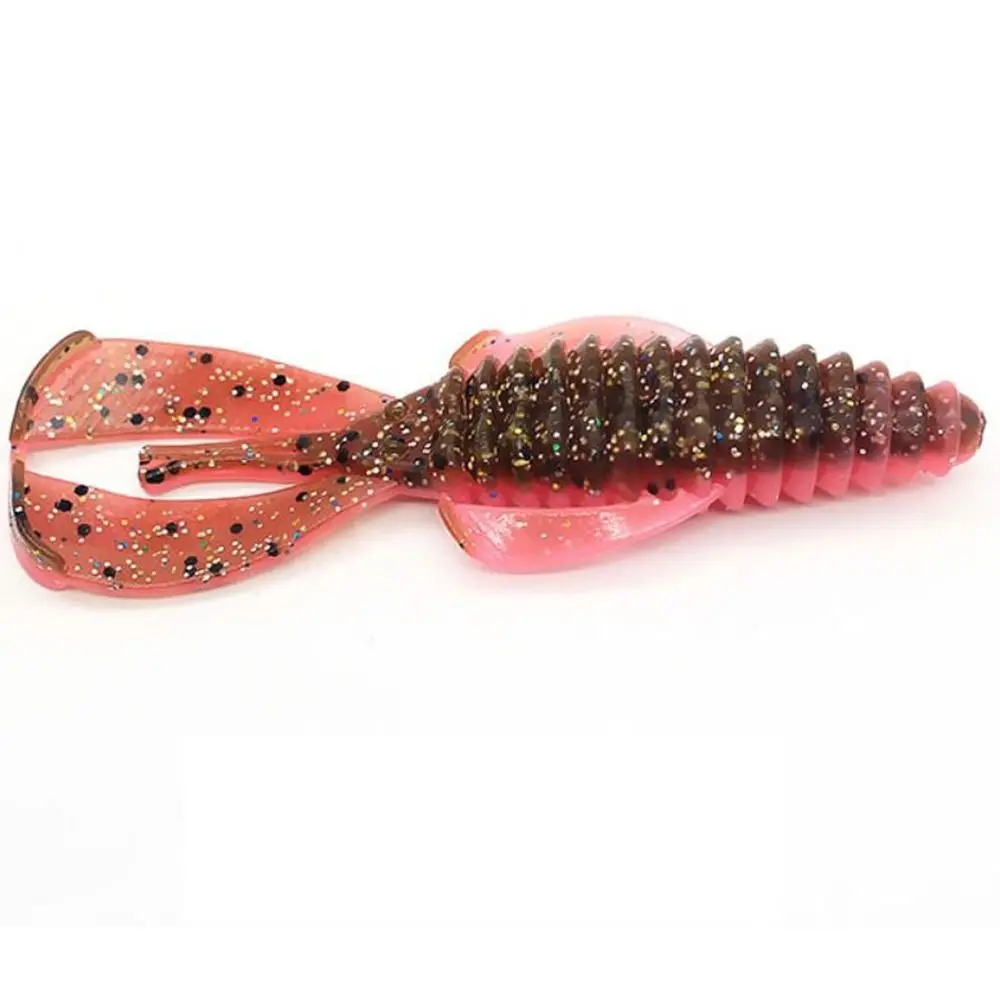 Señuelo suave de silicona para Pesca, cebo de gusano de camarón, langosta, Swimbait, Wobbler, Wobbler, agua dulce, 8cm/4,5g, 10 piezas - imagen 3