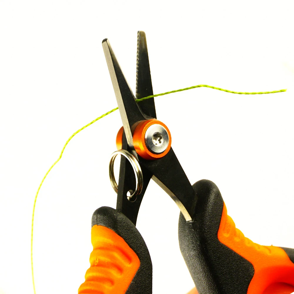 Hirisi-tijeras de línea trenzada, revestimiento de titanio de acero inoxidable, mango antideslizante antioxidante, cortador de alambre afilado, herramientas de pesca de carpa - imagen 2