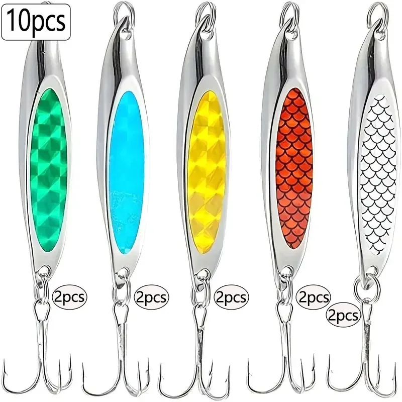 Cuchara giratoria para trucha – Señuelo de metal con lentejuelas