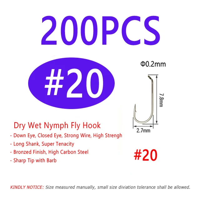 200PCS Size 20