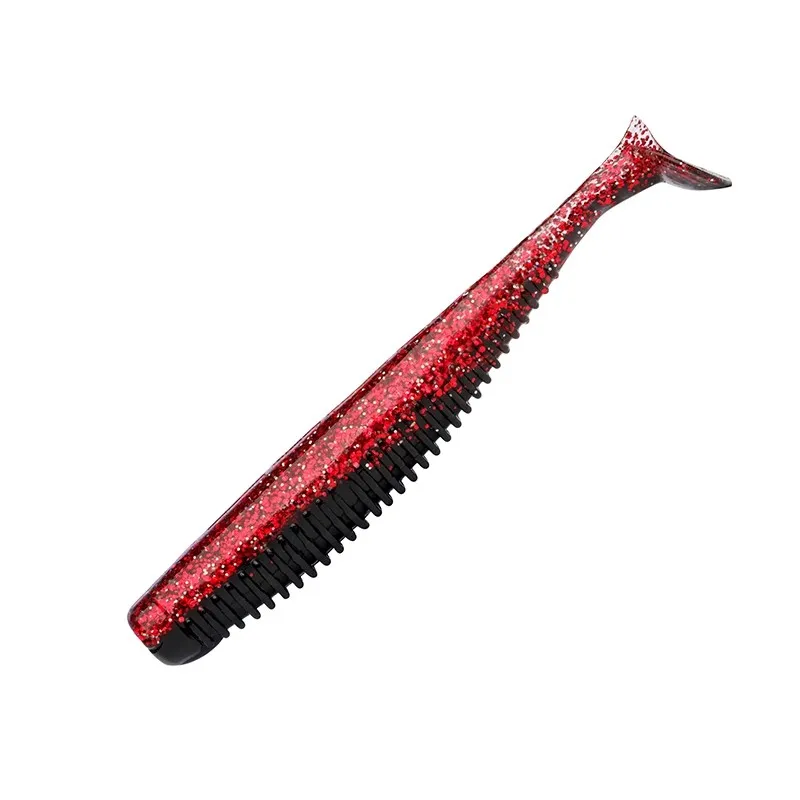 Ravencraft Kuanggu Señuelo gusano blando de silicona con cola paleta - imagen 2