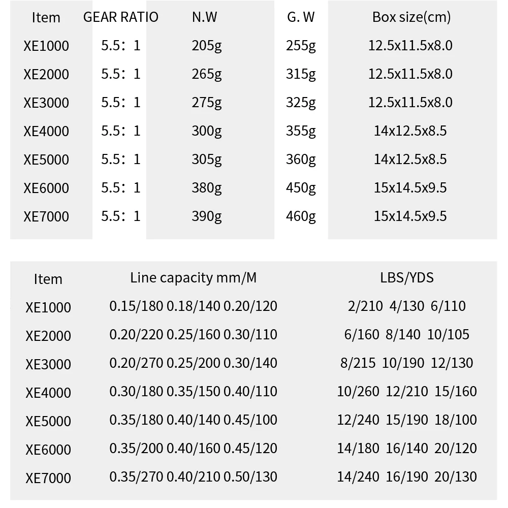Carrete de pesca de agua salada, bobina giratoria de 1000, 2000, 3000, 4000, 5000, 6000 - imagen 3