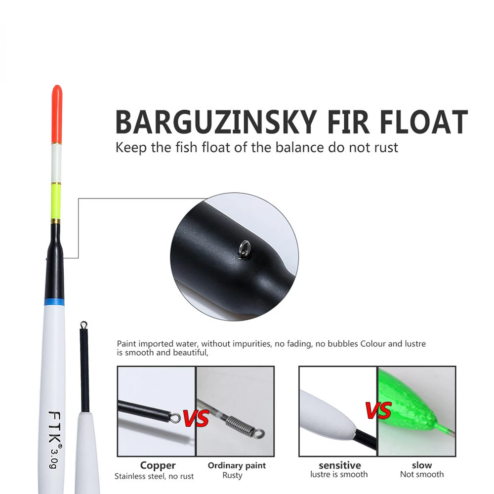 Flotadores flotantes de cola corta gruesos, llamativos, Balshanmuji, 30 piezas, venta al por mayor - imagen 4