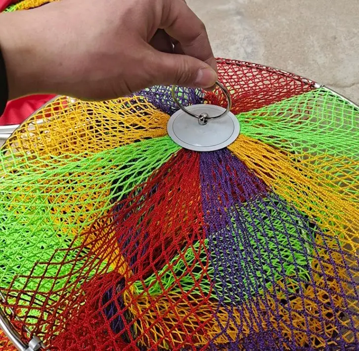 Lawaia-Red de protección para peces tejida a mano, bolsa de pesca de secado rápido, malla pequeña - imagen 3