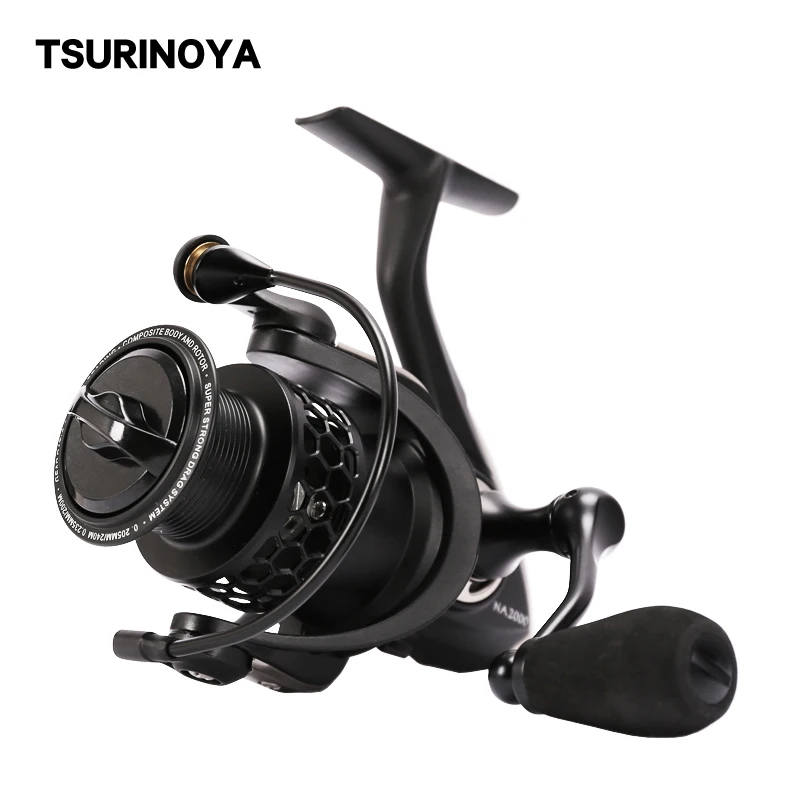 TSURINOYA NA Carrete Spinning 5.2:1 – Ligero para trucha y black bass