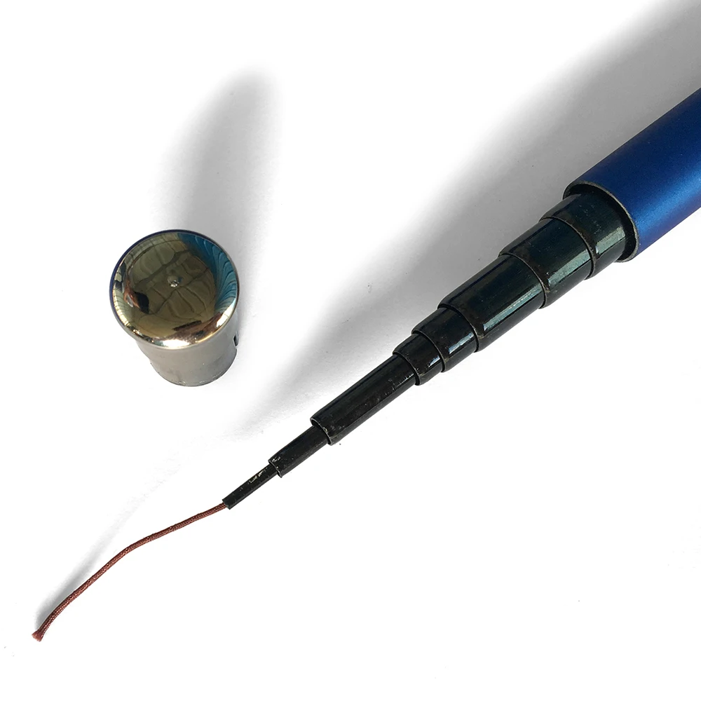 GHOTDA-caña de pescar telescópica, alimentador de fibra de carbono, 3,6 M-7,2 M, núcleo interno resistente, Palo de Agua Dulce - imagen 4