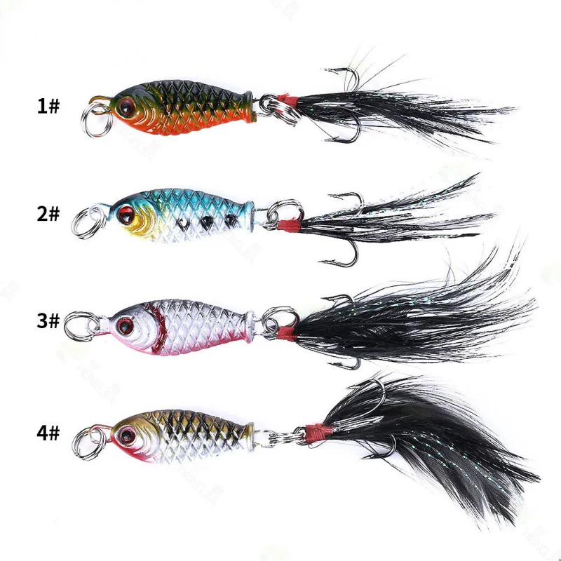 Mini señuelo de pesca que se hunde con lápiz, 4g, 2,5 cm, accesorios de aparejos de pesca, Señuelos de agua salada, señuelos artificiales, aparejos de cebo duro - imagen 2