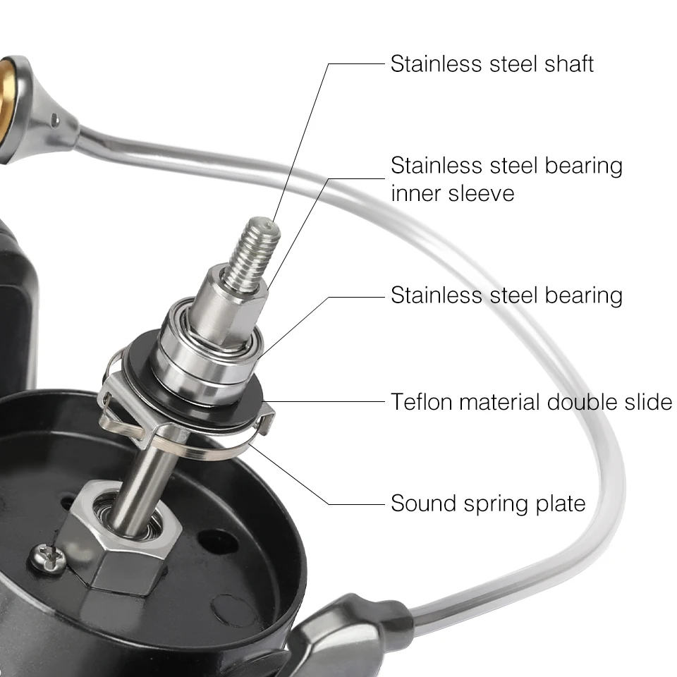 TSURINOYA BROWN BEAR carrete de pesca giratorio de alta resistencia 3000 4000 5000 6000 7000 SW rueda de pesca de potencia de juego para barco de agua salada - imagen 4