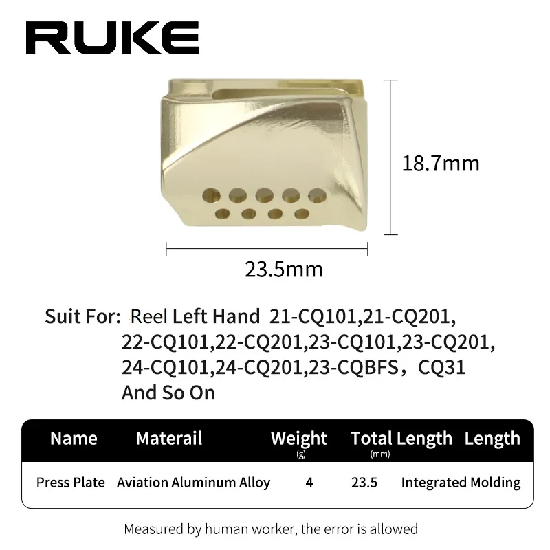 Carrete de pesca DIY para 21CQ 101/ CQ 201/ 23 CQ BFS carrete de Baitcast modificado placa de presión embrague carrete de pesca placa de presión embrague - imagen 2