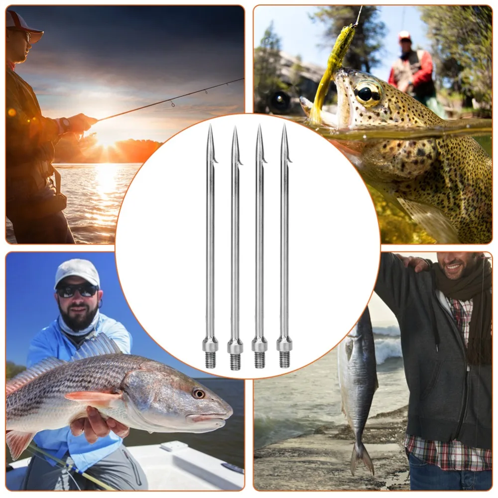 Gafio de pesca con púas en acero inoxidable – Punta única - imagen 2