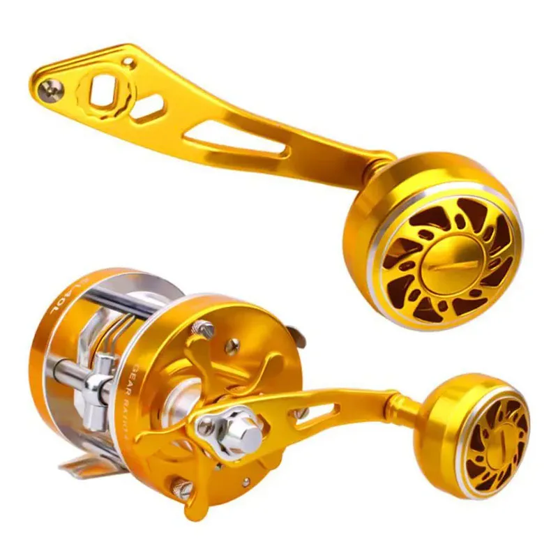 Asas de carrete de pesca, perilla, carrete de pesca, brazo basculante de alta resistencia, piezas de carrete de fundición de cebo - imagen 4