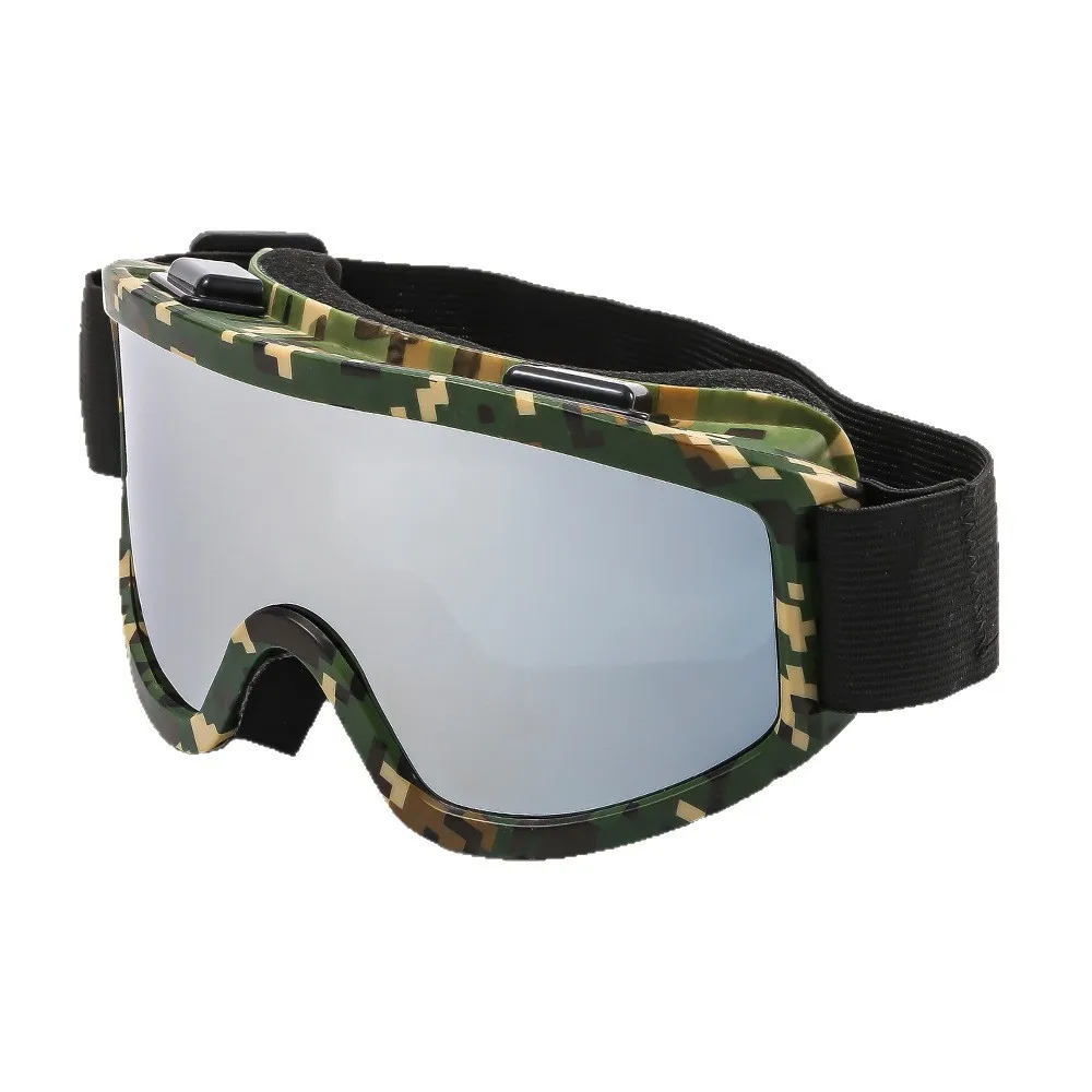 Gafas de esquí de montura grande con lentes coloridas, lentes anticolisión y antideslumbrantes, para deportes al aire libre, nieve, Snowboard, snowboard, esquí - imagen 5