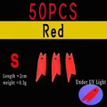 50pcs S Red