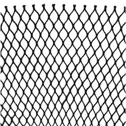 POUI COME DREAM Red de pesca de nailon semiacabada sin nudos tamaño de malla 3MM-20MM red suave para jaula de cría red de pescado negra