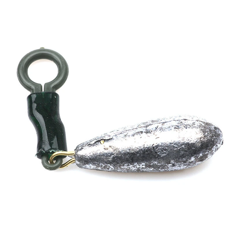 20 piezas colgante de plomo para Pesca, accesorio de posicionamiento con nudo redondo, grupo de Pesca europeo de 37MM, almacenamiento de carpa - imagen 4