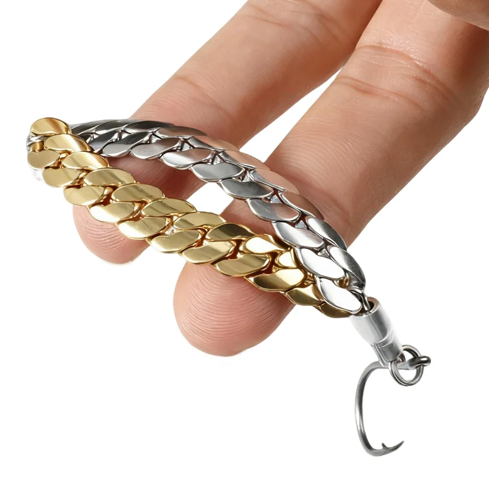 GOBAIT Swimbait VIB señuelo 7g 10g 12g plantilla de Metal Spinner Blad hundimiento lápiz carpa aparejos de Pesca gancho cuchara Spinnerbait cebos - imagen 4