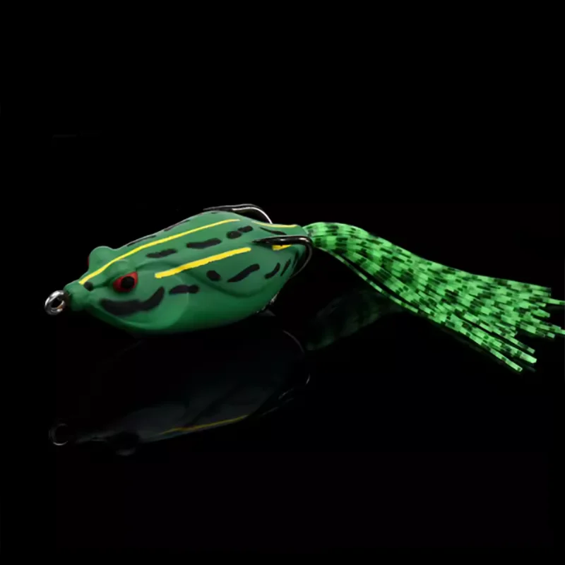 Lutac-cebo de pesca de 60mm, 16g, 7 colores, Rana flotante con ojos 3 d, equipo de pesca - imagen 3