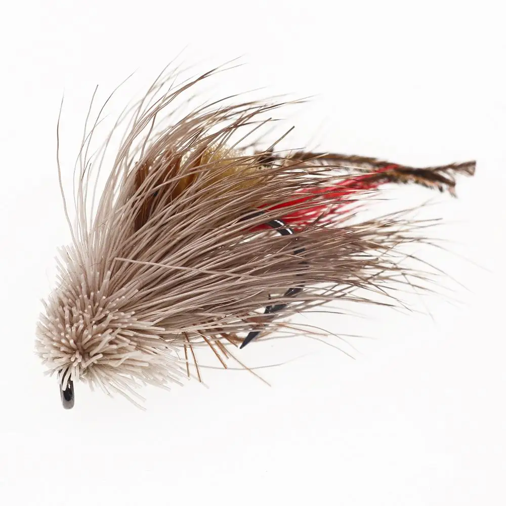 Wifreo-Mosca de pesca con mosca, 10 piezas, hierba, pelo de ciervo - imagen 3