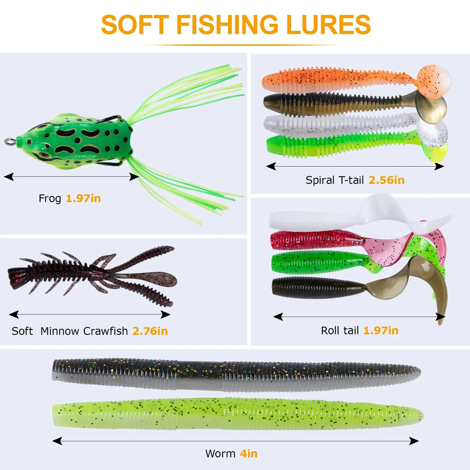 Goture 450 Uds Kit de Señuelos de Pesca Kit de Señuelos VIB mixtos Minnow Mini manivela Wobble cebo cuchara para lubina accesorios de manivela con caja - imagen 3