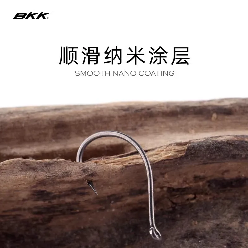 BKK Zhenhun-anzuelo de pesca de acero con alto contenido de carbono, anzuelo cracky afilado con púas, anzuelo de carpa, anzuelo blando antioxidante, 8003, 8103 - imagen 5