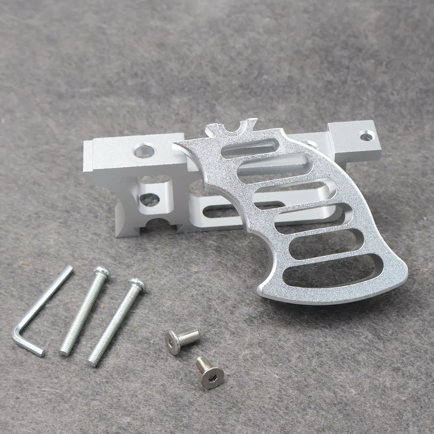 Agarre desmontable de Metal, tirachinas DIY, agarre de montaje especial, tirachinas grande casero, piezas de accesorios de alta calidad - imagen 3