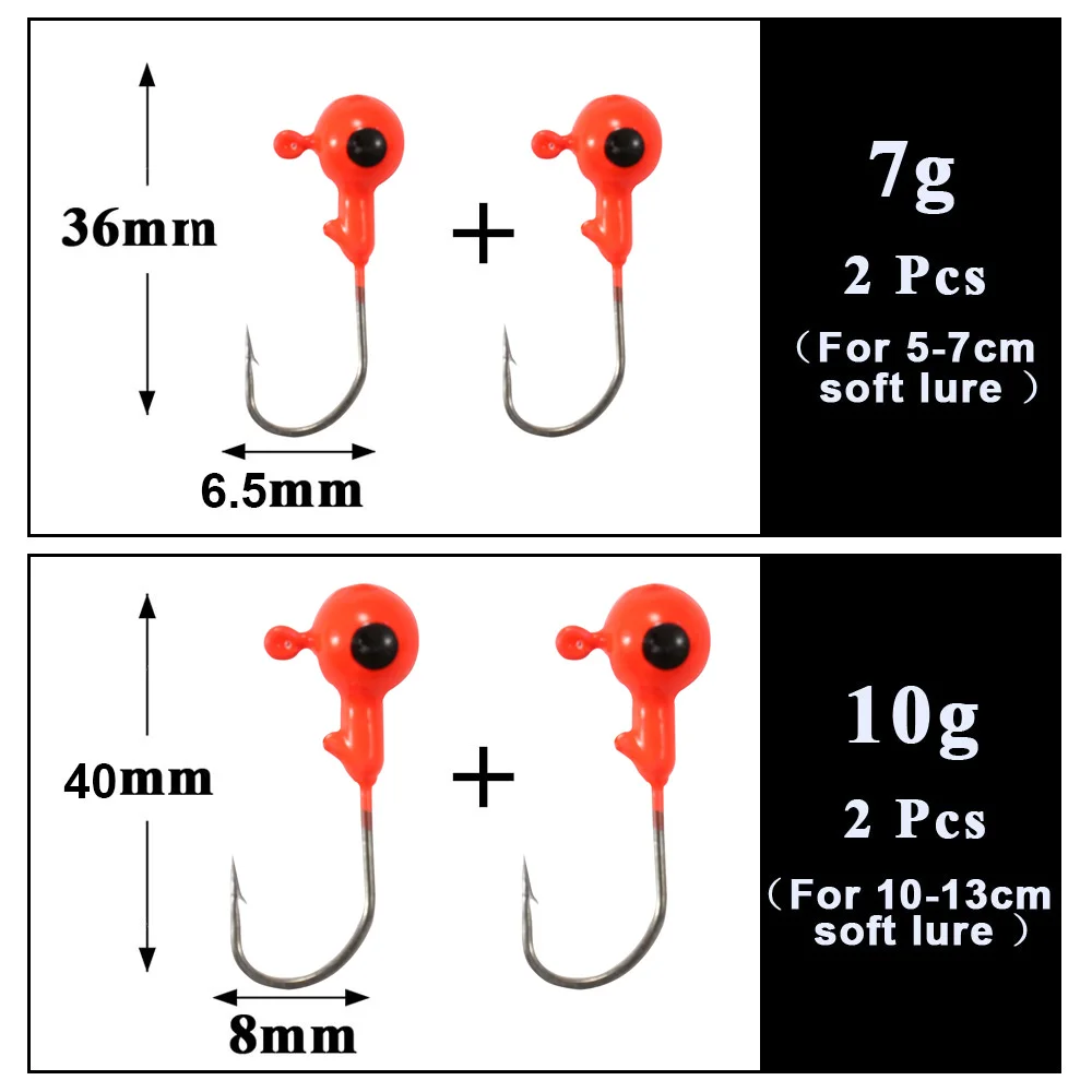 4Pcs red hooks