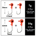 4Pcs red hooks