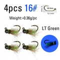 4pcs Lt Green 16