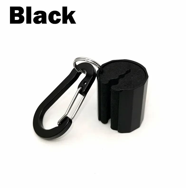 Accesorios para aparejos de pesca con mosca, herramientas auxiliares para caña, nuevo soporte para caña de pescar portátil, Clip para caña de pescar con llavero - imagen 5