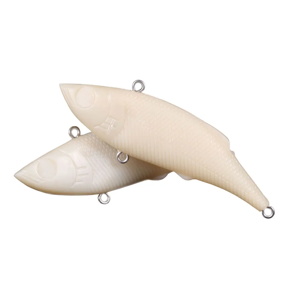 Señuelos VIB en blanco 7.5cm – Cuerpo crankbait sin labios - imagen 4