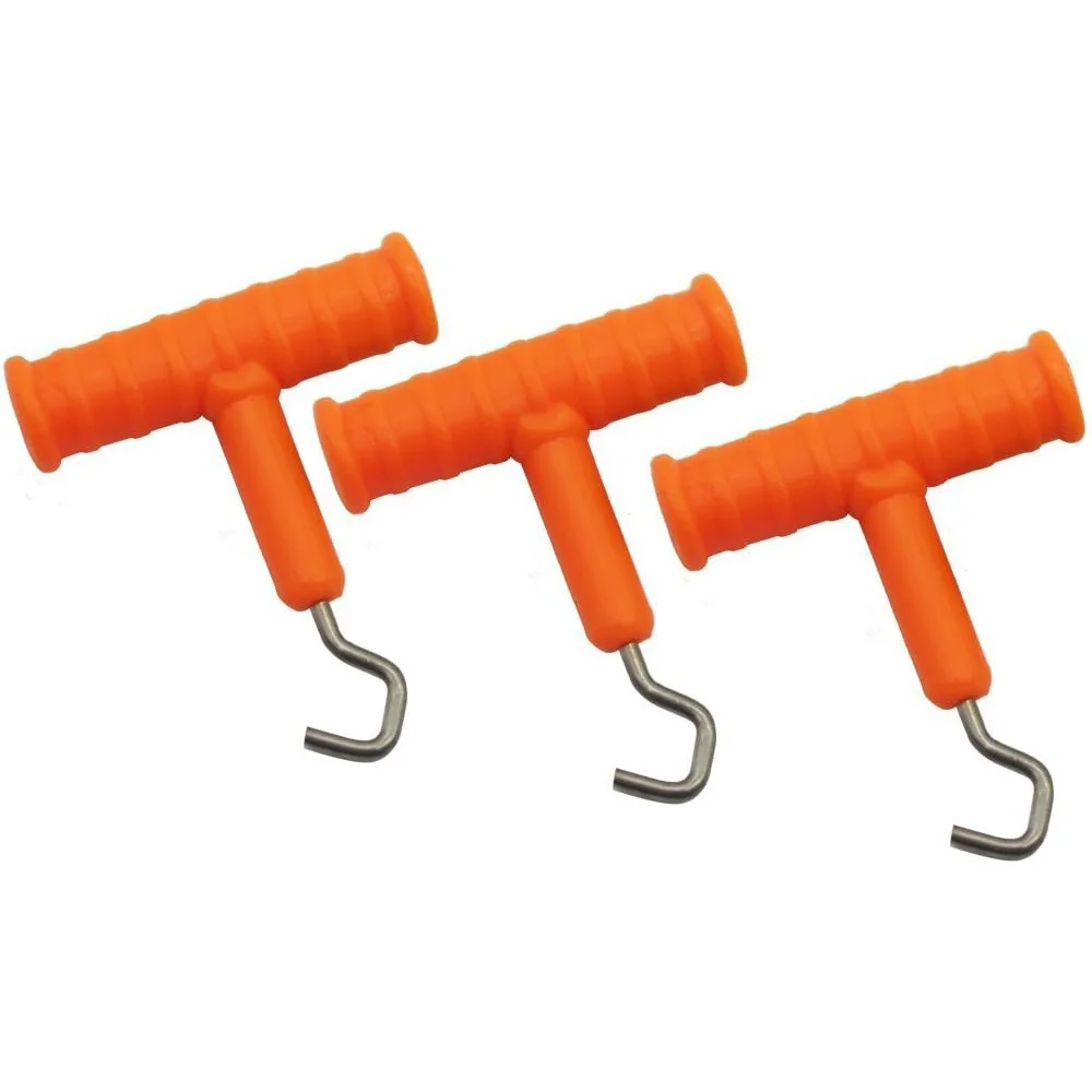 Extractor de nudos de pesca de carpa, aparejo de pelo de acero inoxidable, herramienta de aparejos de pesca de carpa, accesorios de línea de gancho, 3 piezas - imagen 4