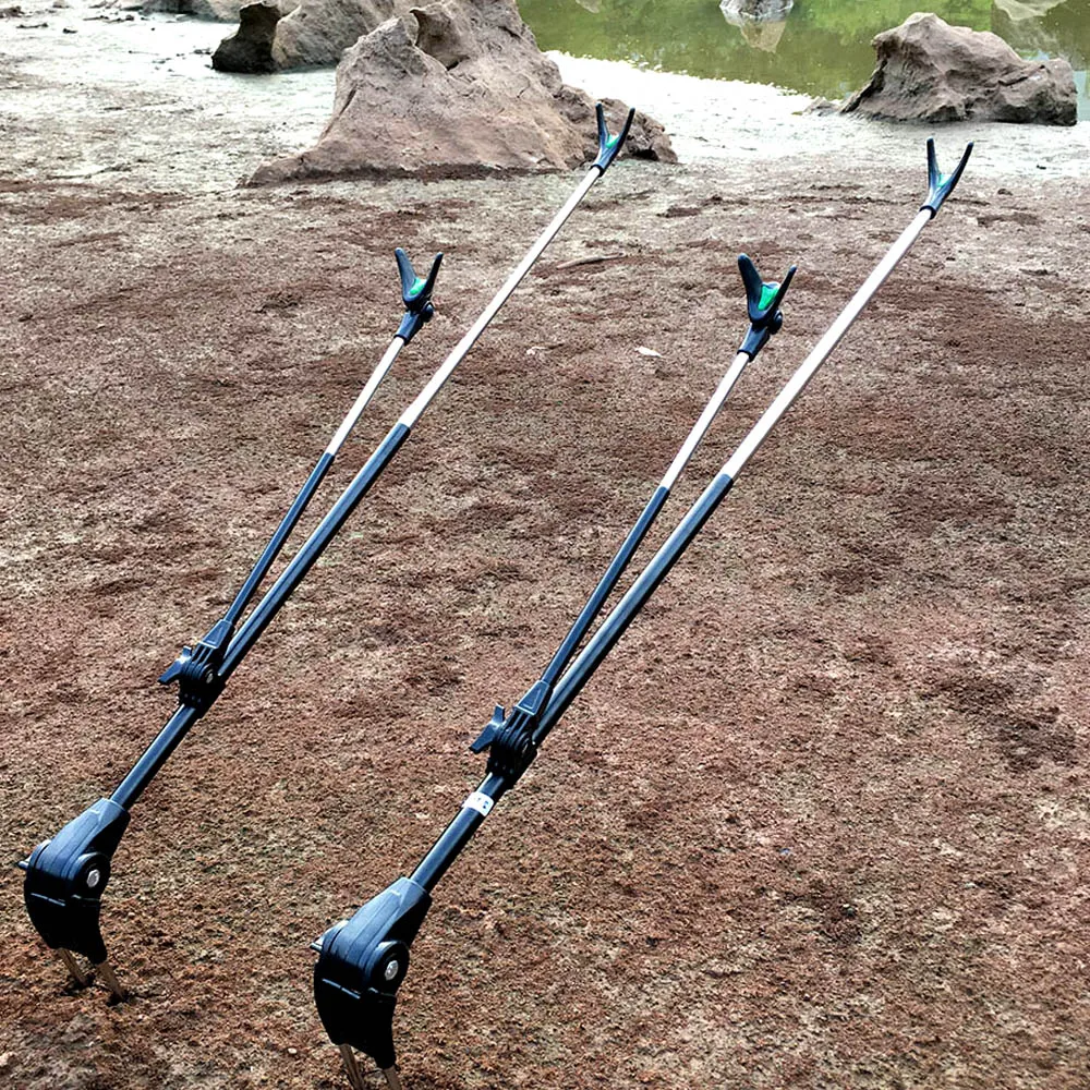 Soporte telescópico para caña de pescar, acero inoxidable, plegable, para mar al aire libre - imagen 4