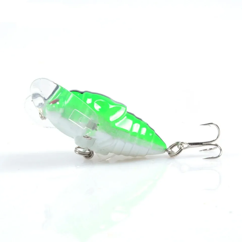 Cebos duros flotantes para pesca, señuelo Artificial para insectos, Cicada, 5cm, 6g - imagen 4