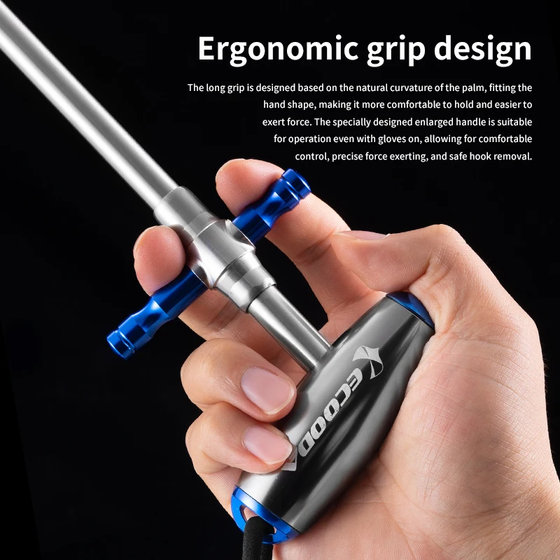 Ecooda Removedor de Anzuelos Azul Cian – Desenganche Seguro para Peces - imagen 4