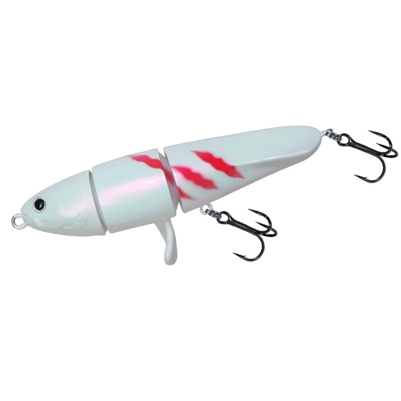 Hélice lápiz cebo señuelo de pesca Topwater 60mm 24g Wobblers duro Artificial cola giratoria libre para Lucio - imagen 5