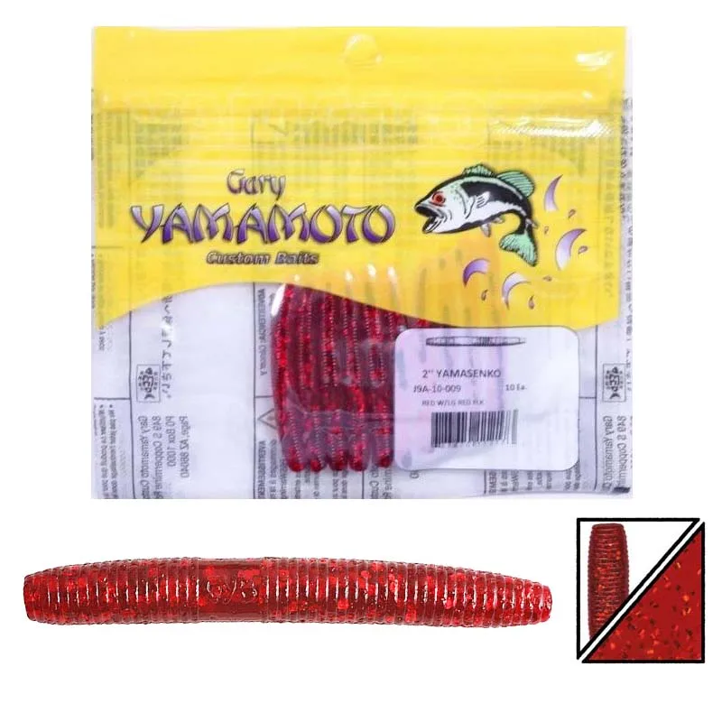 Yamamoto-señuelo de fideos pequeños Senko de 2 pulgadas, cebo suave, Original japonés, sin plomo - imagen 5