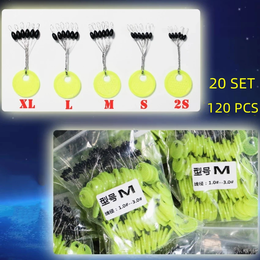 Accesorios ZUKIBO mostrando su diseño de 120 unidades y 20 grupos para pesca de carpa