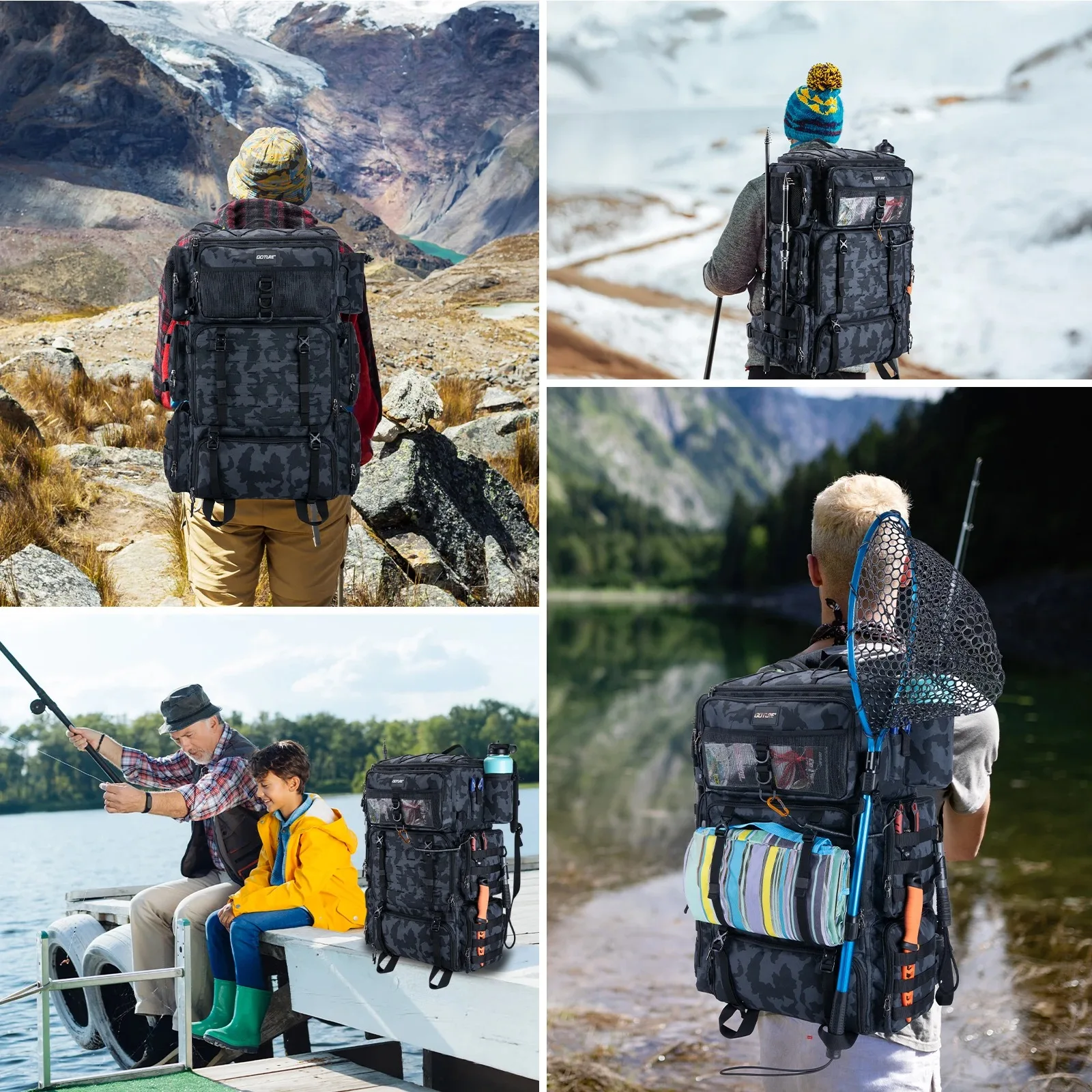 Bolsa térmica aislada Goture Outdooor para viaje de pesca - imagen 4