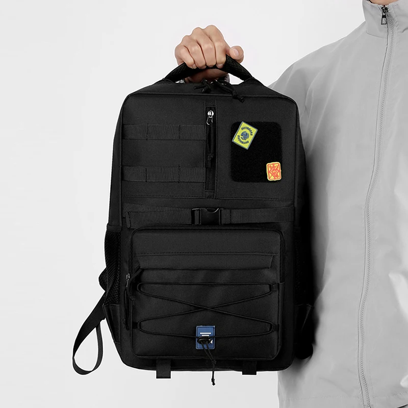 Mochila para equipo de pesca para hombre, bolsa de caza al aire libre, soporte para teléfono, Camping, senderismo, sistema MOLLE, mochila, bolsas tácticas - imagen 4