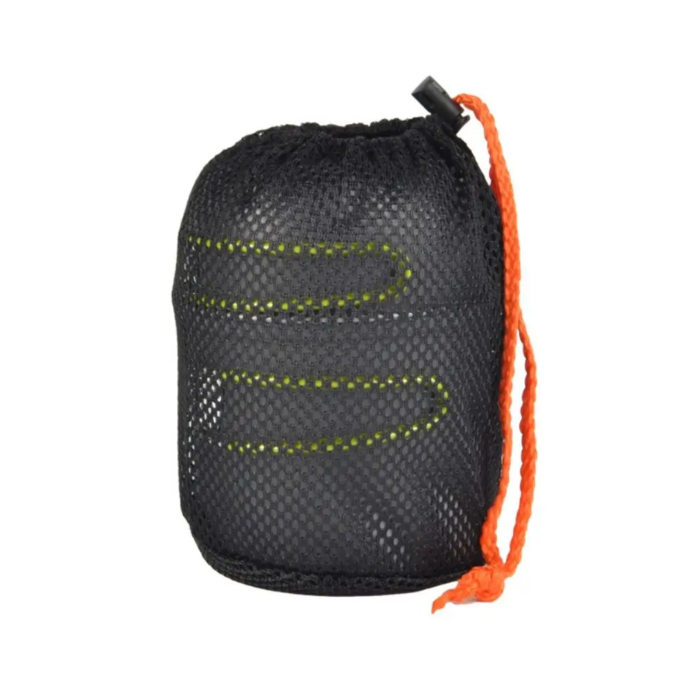 Vajilla combinada para acampar con bolsa de malla, hervidor, utensilios de cocina para exteriores, juego de ollas de Picnic portátiles resistentes al calor - imagen 4