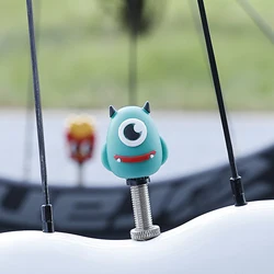 Tapas de válvula de silicona con diseño animado para bicicleta