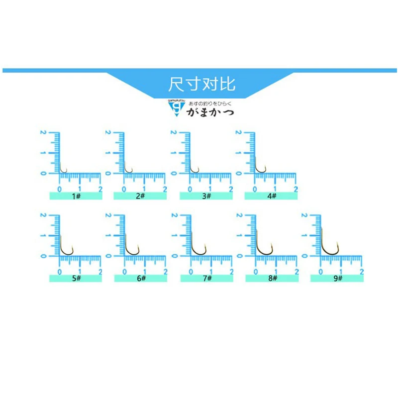 Anzuelos de Pesca de Mar dorado Gamakatsu, acero de alto carbono, anzuelos afilados, señuelo de púas, barco, gusano de playa, hecho en Japón - imagen 2