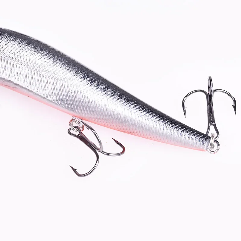 Señuelos de Pesca Minnow, 14g/23g, Crankbait Wobblers, perca, ojos 3D, cebo duro Artificial, Lucio, carpa, lubina, Swimbait flotante, 1 ud. - imagen 5