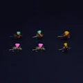 6 piezas de colores mixtos