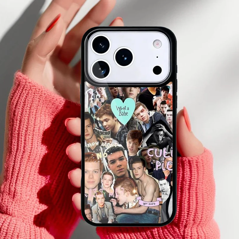 Detalle de la impresión resistente en funda Shameless