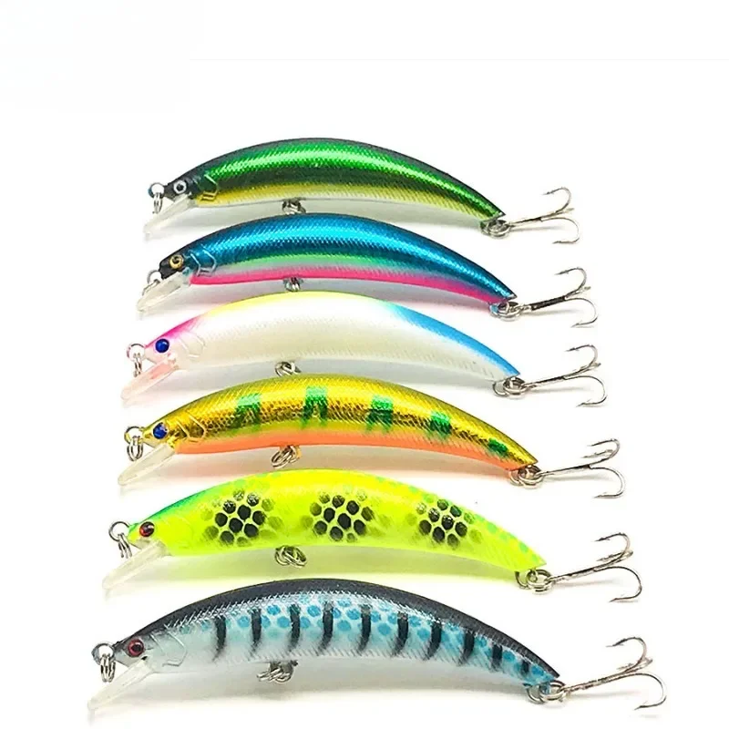 Cebo Artificial duro para pesca en el mar, Crankbaits Bent Minnow, Jerkbait Swimbait Wobbler para pesca, aparejos y bolas, Trollin - imagen 2