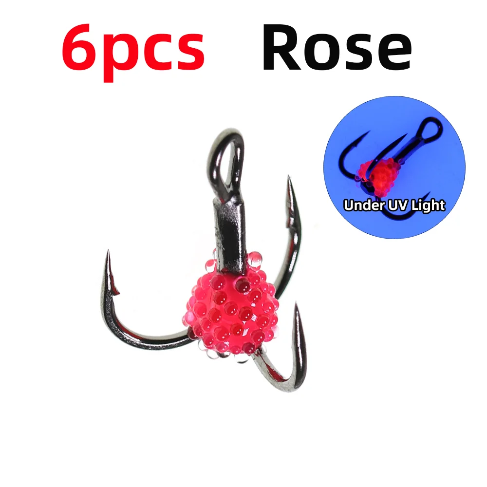 6pcs Rose